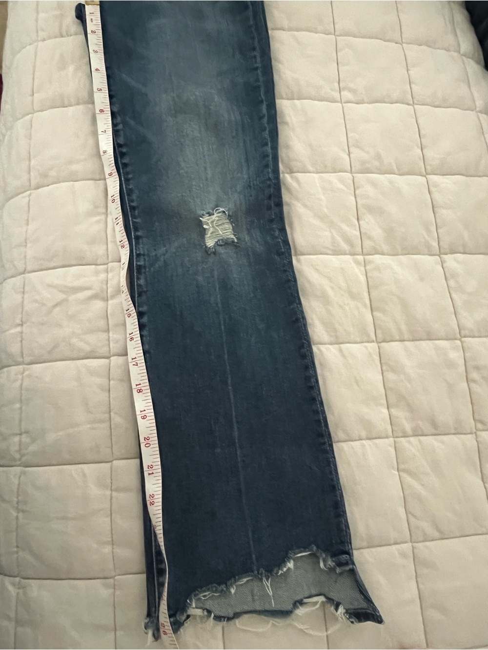 NWT mother jeans the insider crop step chew 26 - Picture 15 of 15